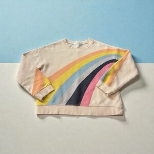 Rockets Of Awesome Girl’s Colorful Rainbow Kids Sweatshirt Size 8